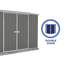 Abri de rangement en métal galvanisé l 10 pi x P 5 pi Absco Premier-92301378