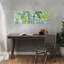 «Serene Botanical Leaves», paysage abstrait, art mural-650814081