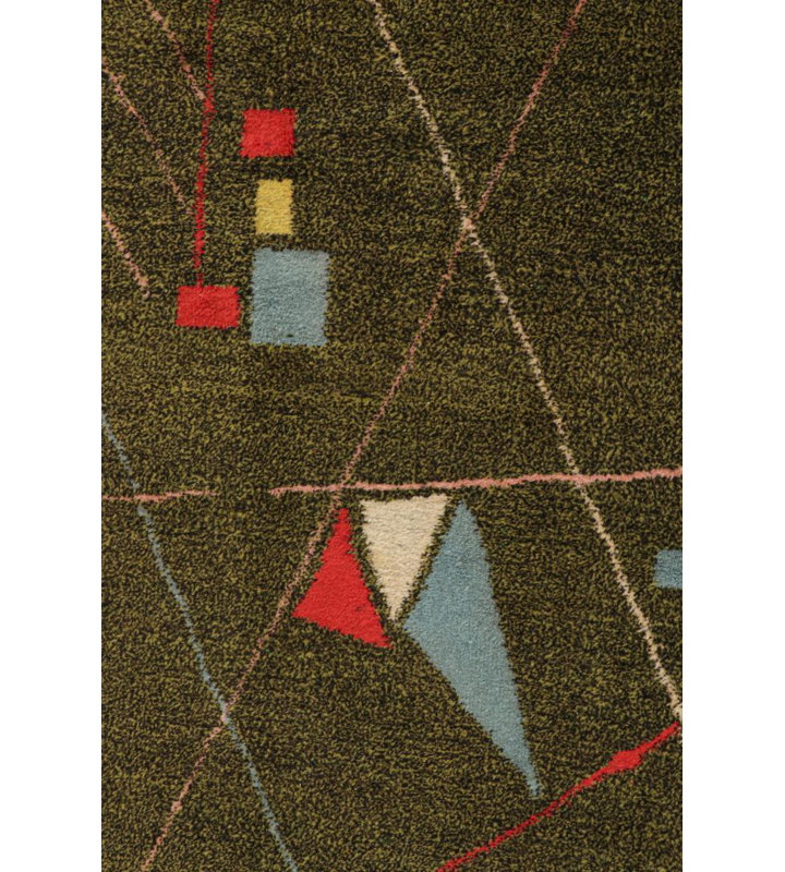 One-of-a-Kind 4' X 6'11" Hand Knotted Area Rug