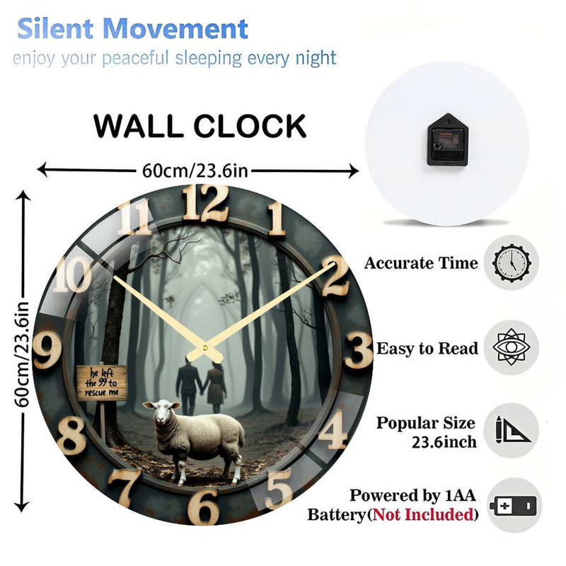 Horloge murale horloge murale 24 po