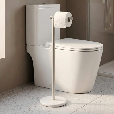 Porte-papier hygiénique sur pied