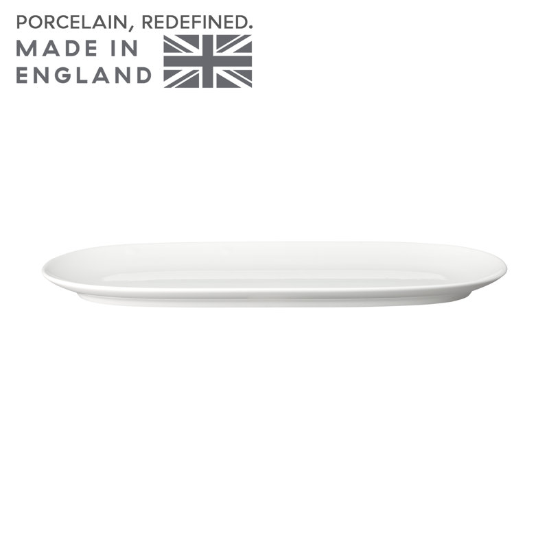 Porcelain Classic White Large Platter