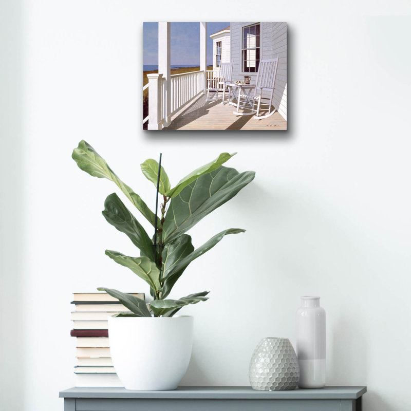 «Porch 1» par Zhen-Huan Lu, art mural en verre acrylique, H 12 po x l 16 po x P 0,13 po