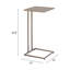 Table de bout à piédestal en acier 25 po