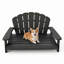 Lit pour chien en résine, refuge sécuritaire pour animaux à 3 côtés, lit surélevé imperméable et facile à nettoyer pour les petits, moyens et grands chiens-1576563409