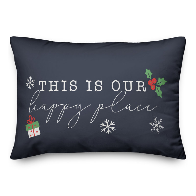 No Decorative Addition Throw Pillow, Navy