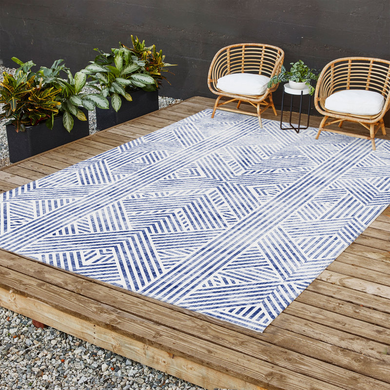 Tapis rectangulaire Laisha avec envers antidérapant, Rectangle 8 pi x 12 pi