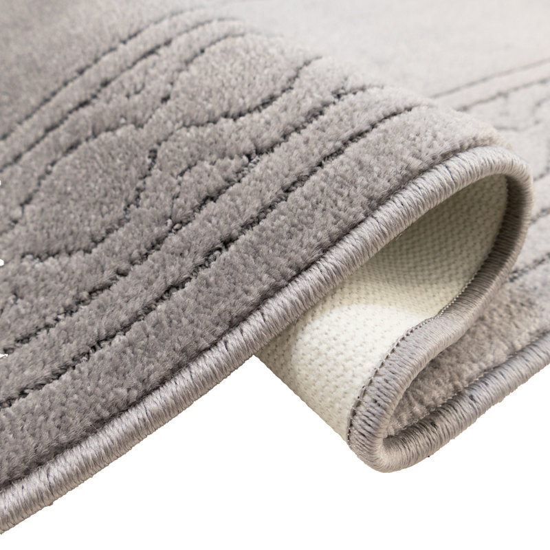 Tapis gris anti-dérapant, Tapis de couloir 2 pi 2 po x 6 pi