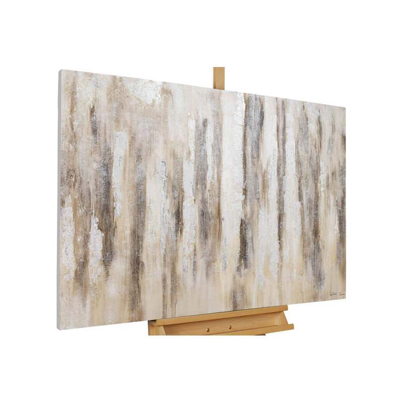 Silver Antre - Wrapped Canvas Painting