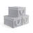 Fabric Storage Box Set with Lid