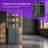 Display Cabinet With Glass Doors, LED Lights & Steel Frame-1348301317