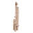 Debarked Teak log poles dripping water fountain