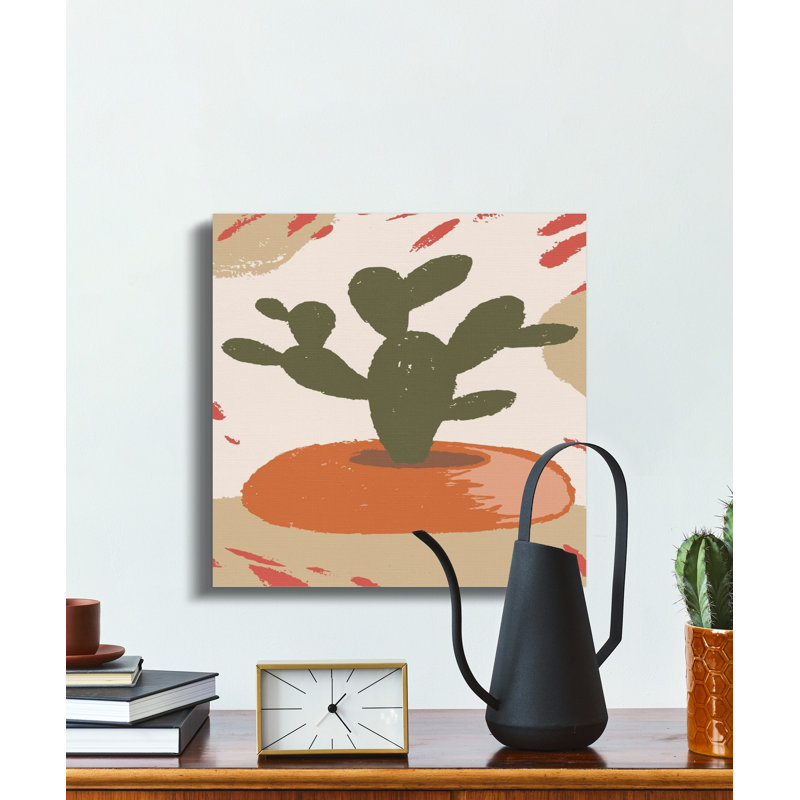 Royster 1 Piece Wrapped Canvas Wall Art Set, 20x20
