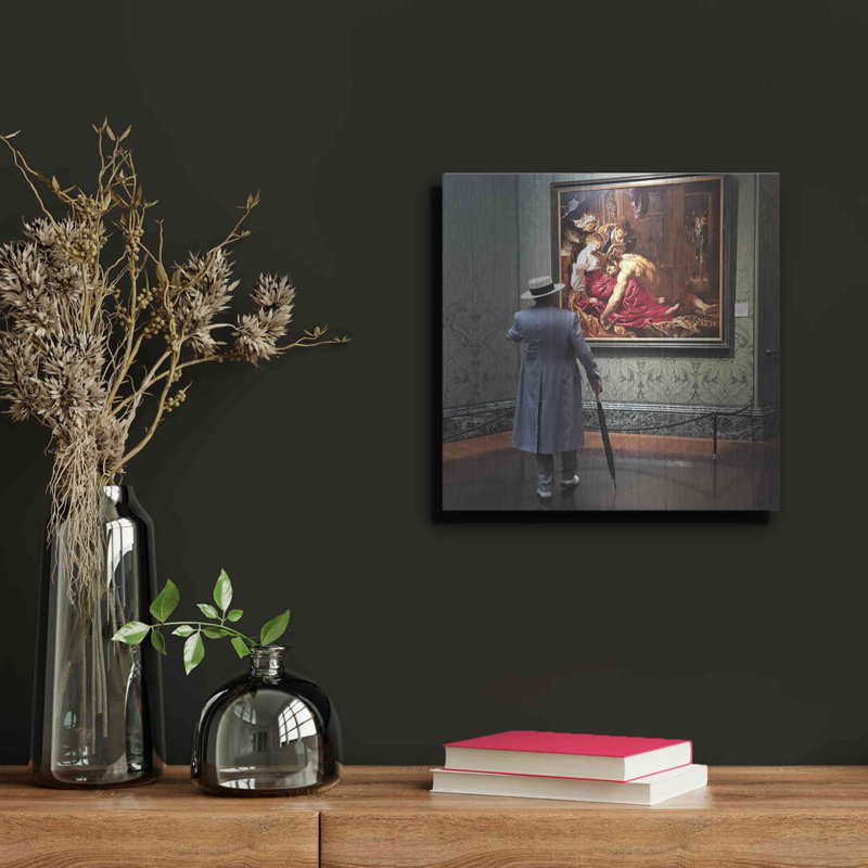 "Image dans une image" par Luxe Metal Portfolio, H 12 po x l 12 po
