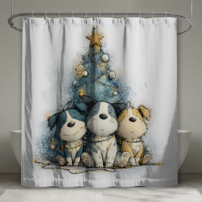 Rideaux de douche Three Puppies