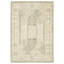 Tapis Wyline à franges vertes et dorées, style tribal mondial vieilli-328594827