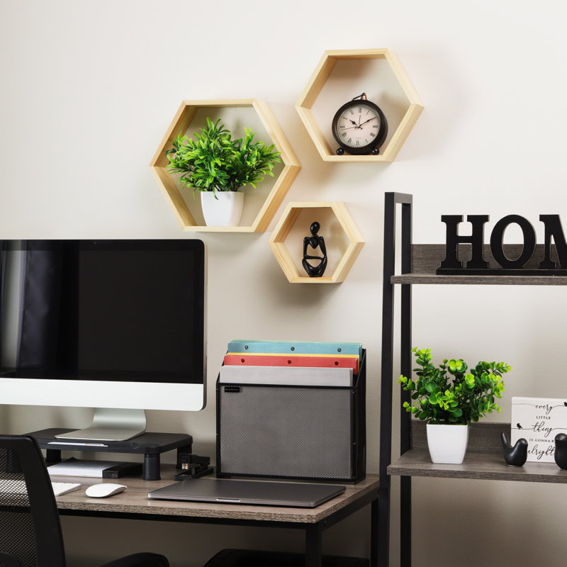 Ensemble de 3 tablettes flottantes Mind Reader Hexagon