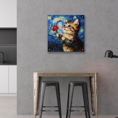  «Be Mine» par Rich Monet, art mural en verre acrylique