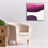 «Ivish Bronx», art mural sur toile «Swish Of Magenta 3» par Piper Rhue