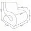 Chaise courbée sans accoudoirs Boucle-1125809762