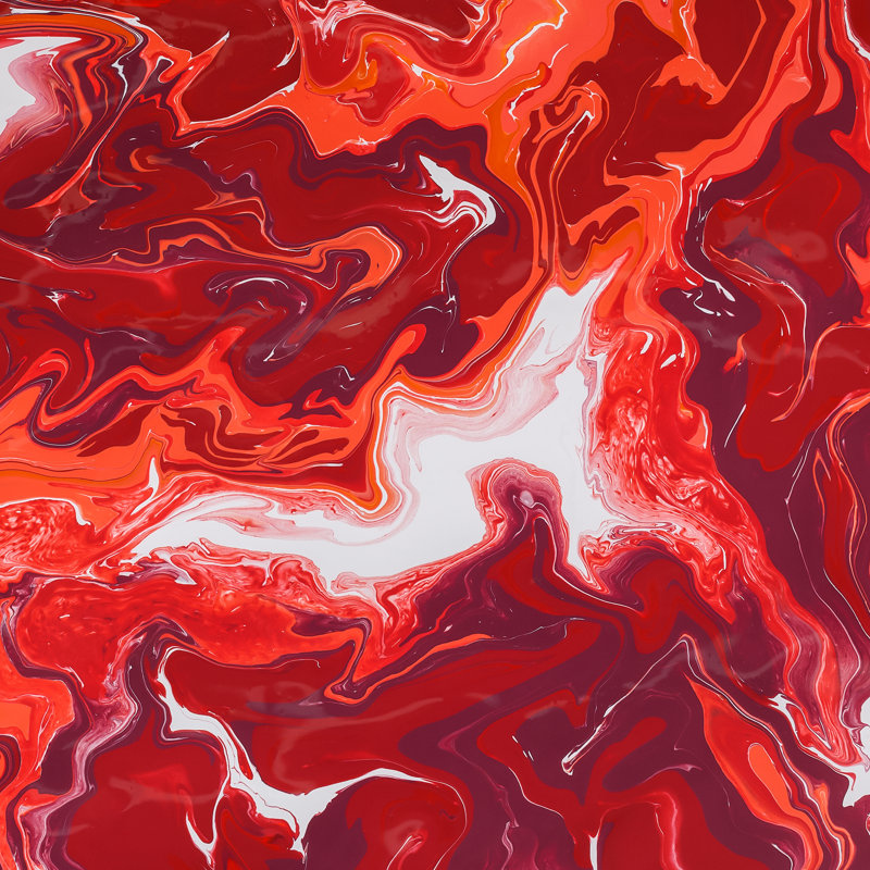 Tienna, concept d'art abstrait sur toile, H 12 po x l 12 po