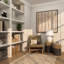 Table d'appoint en bois noir fait main avec plateau de table en ruppie maritime brun, ensemble de 2