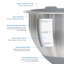 Viking 10 Piece Stainless Steel Mixing Bowl Set with Lids-1877017497