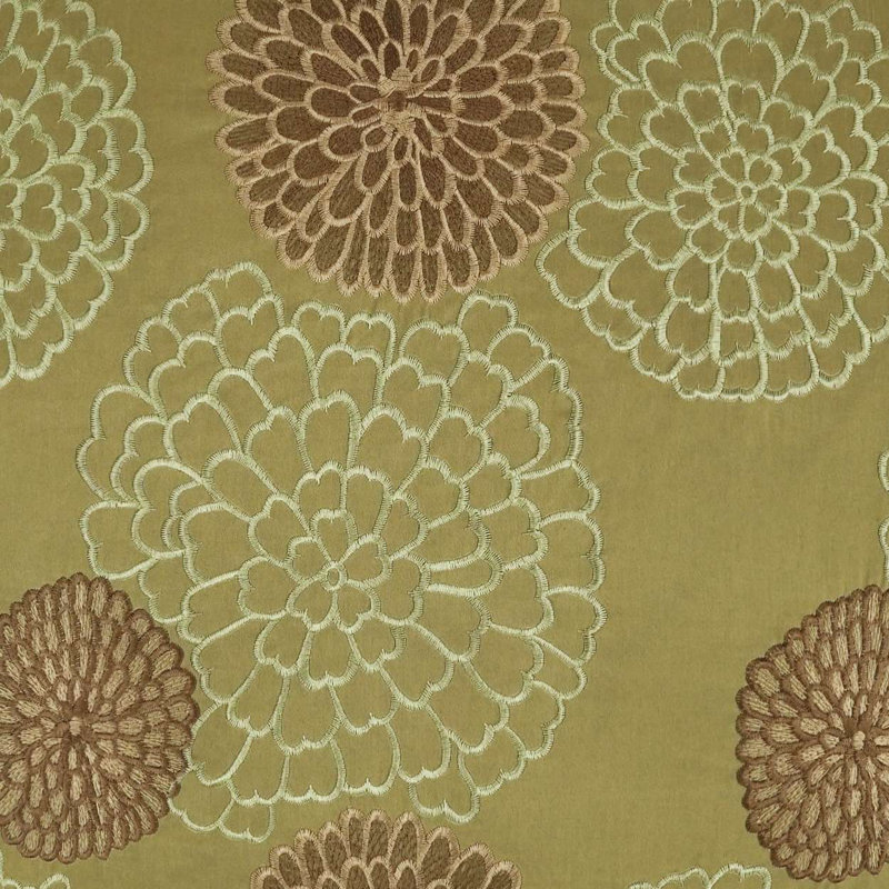 Chrysanthemum Pillow Cover & Insert, Square 20", Sage