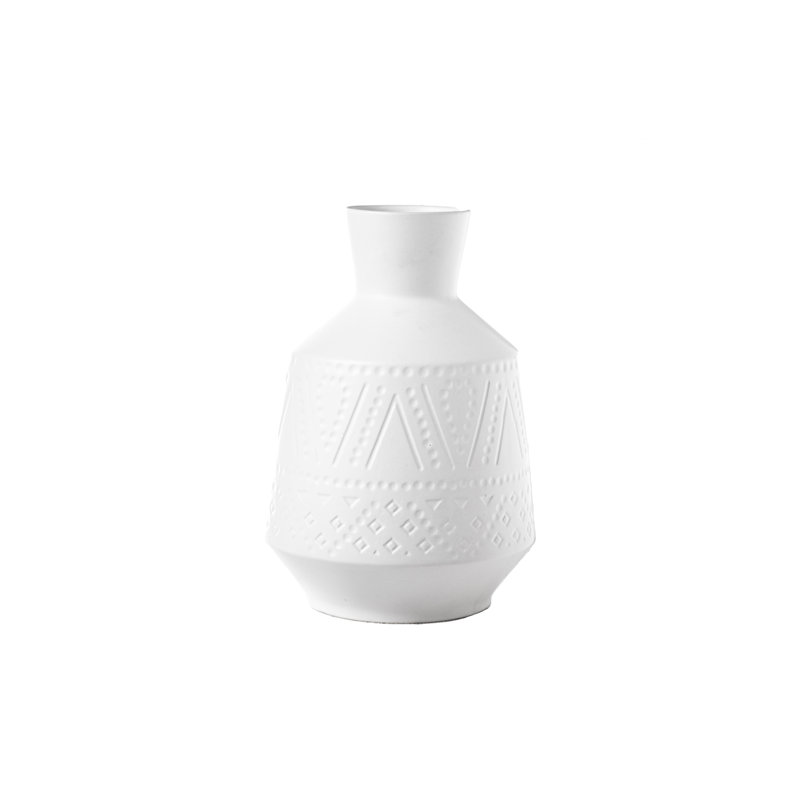Urban Trends Collection Ceramic Table Vase, 11" H x 7.5" W x 7.5" D