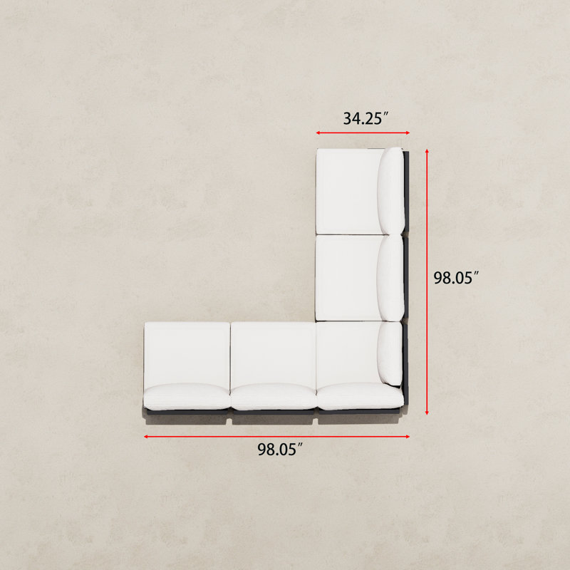 Dez 5pc Multi-Chair Seating Sectional