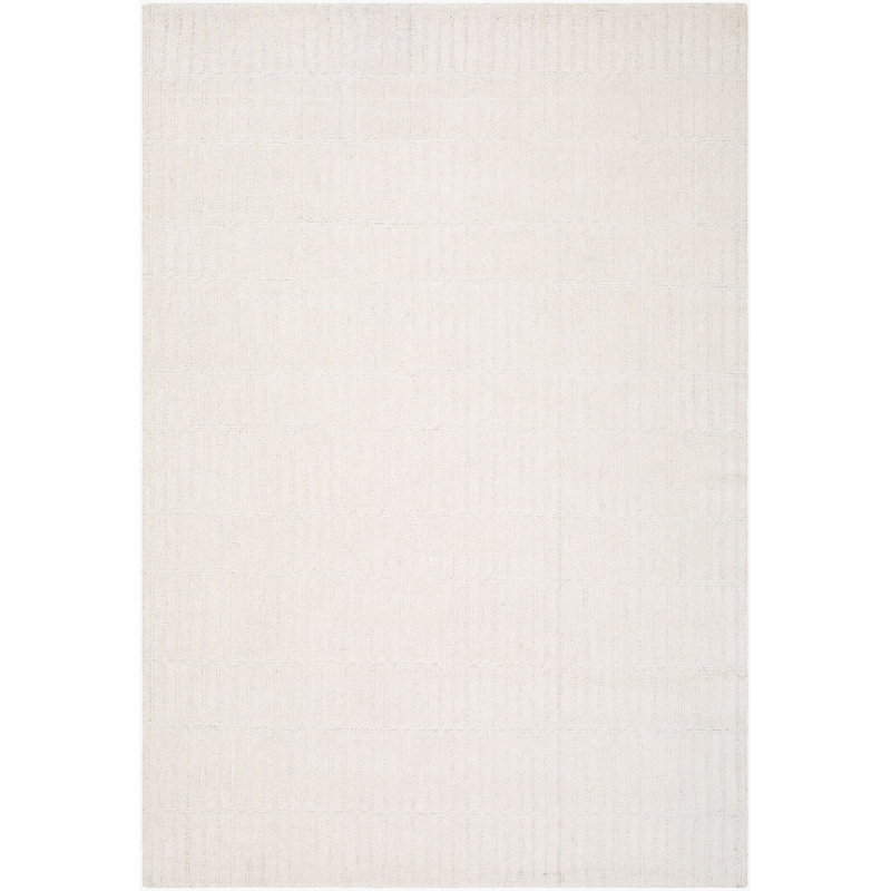 Tapis touffeté à la main Vista, Ivory, Rectangle 6' x 9'