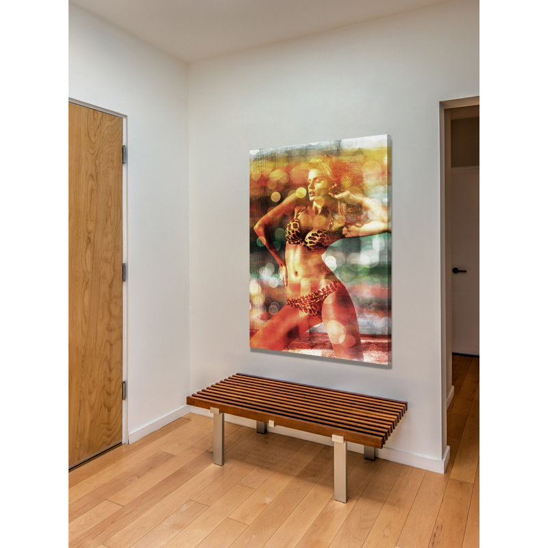 «Beach», reproduction sur toile tendue, H 12 po x l 18 po x P 1,5 po