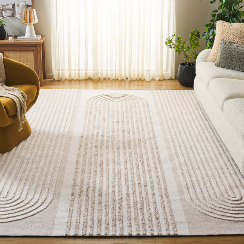 Neppur Southampton Hand Tufted Performance Geometric Shapes Rug, Rectangle 8' x 10'