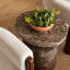 Composition de fausses plantes succulentes CG Hunter de 28 cm dans un pot rond en terre cuite - Décoration botanique réaliste
