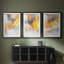 ABSTRACT Series CDxxxi - Impression encadrée sur mesure de qualité supérieure - 3 pièces-1744199082