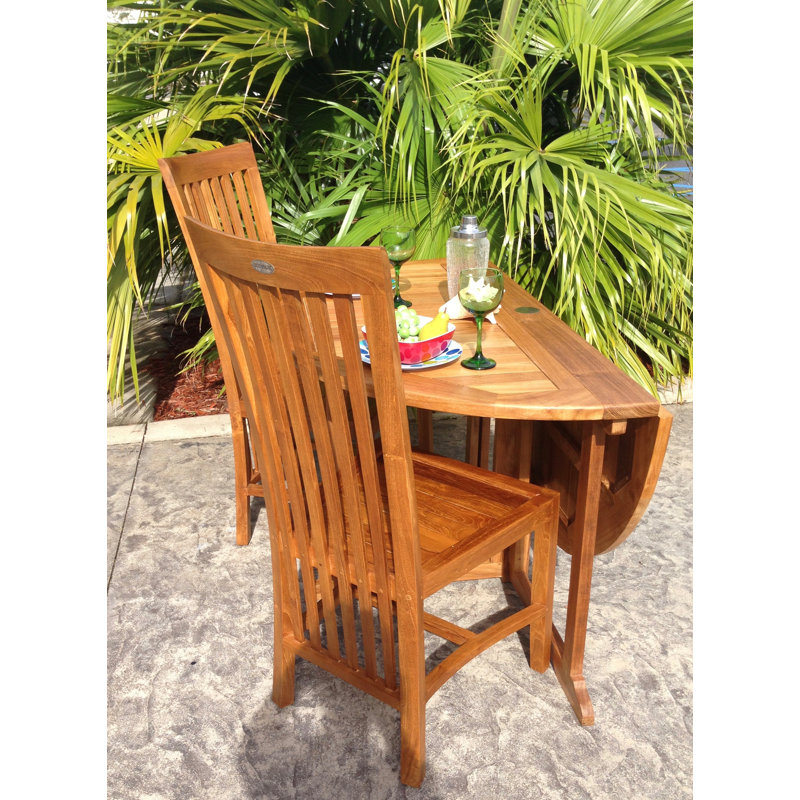 Clea Outdoor Teak Dining Side Chair