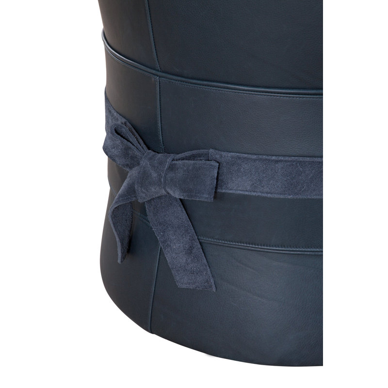 Everlea Swivel Chair in Athena Night, Athena Night Genuine Leather