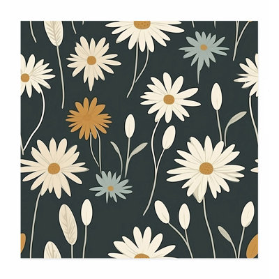 Motif floral de marguerites florales
