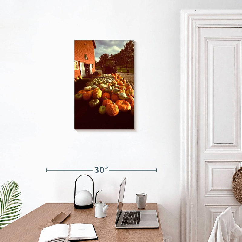 Gourdes et citrouilles de New York, H 24 po x l 16 po