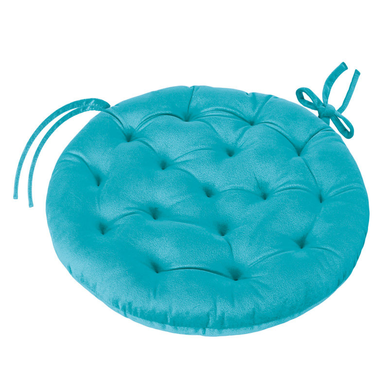 Coussin de chaise d'intérieur, Turquoise