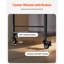2 Drawers Metal File Cabinet with 6 Open Shelves and Power Strip-1546039474