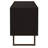 Manaya Charcoal Black 2-Door TV Stand