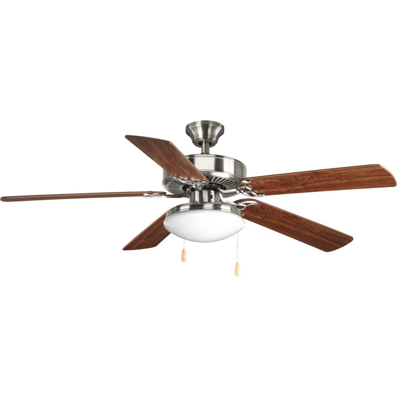 2 - Light Universal Ceiling Fan Bowl Light Kit, Brushed Nickel