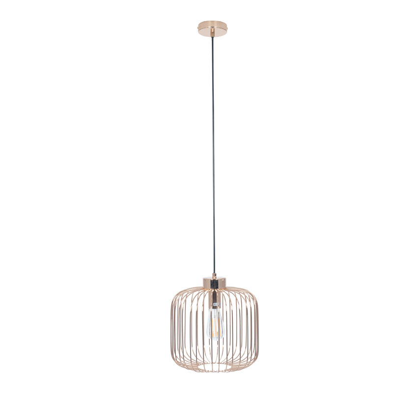 Reposa 1 - Light Gold Lantern Pendant