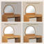 Coiffeuse 39 po avec miroir et écran tactile, coiffeuse et tiroir pour chambre à coucher, naturel-1749619004