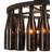 26" Wide Tuscan Vineyard Wine Bottle Chandelier