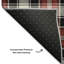 Tapis écossais de qualité supérieure lavable à la machine AMF1817-1504767979