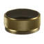 3" LED 3CCT Cylindrical Pendant Light, 12" Clear Glass And Matte White With Aged Brass Finish-1108051314-1108051318