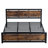 King Size Platform Bed Frame with Under Bed Storage -6323155-58771594