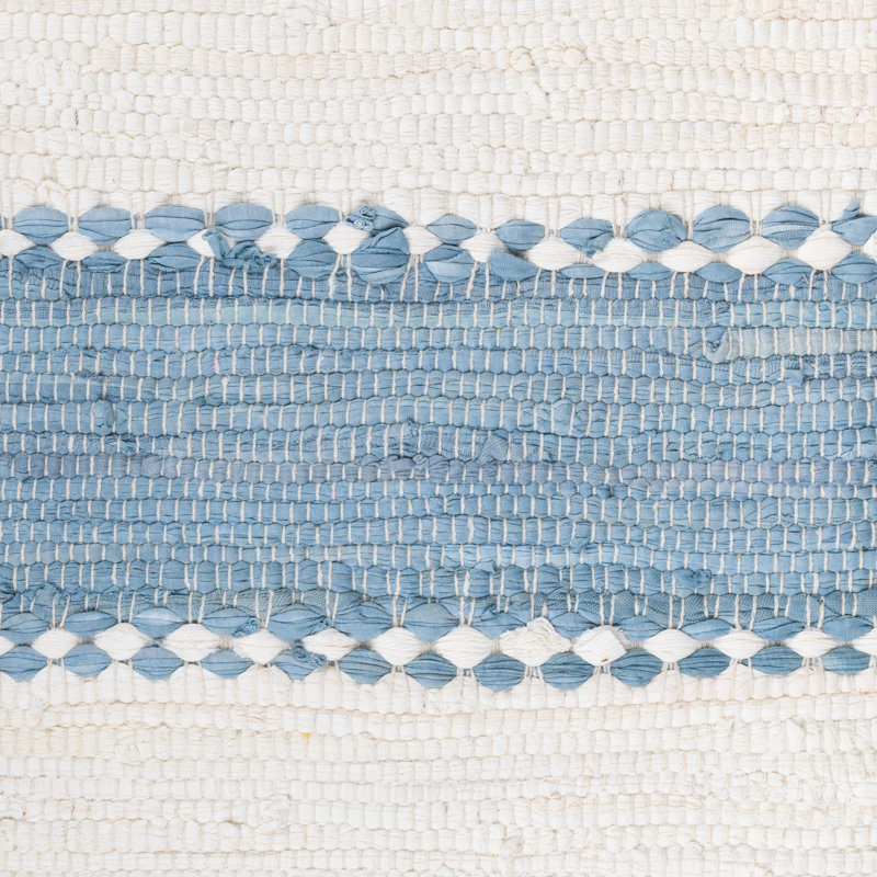 Chindi Renova, recycled materials Rug, Rectangular 160 x 230cm, Grey/Brown/Blue